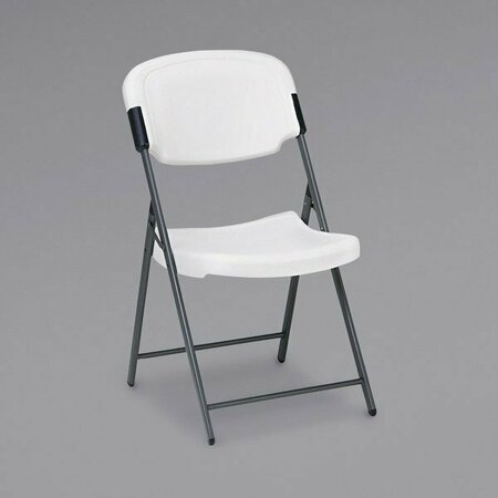 ICEBERG 64003 Rough N Ready Series Platinum HPDE Folding Chair with Black Frame 328ICE64003